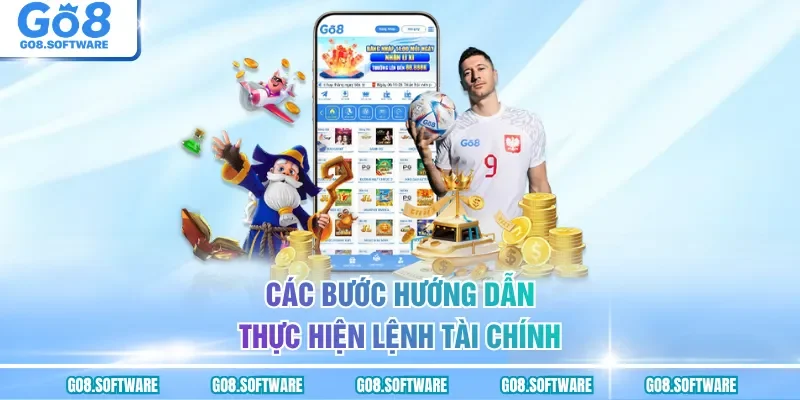 Các bước hướng dẫn thực hiện lệnh nạp rút